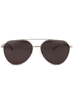 Alexander McQueen Eyewear pilot-frame sunglasses - Silver
