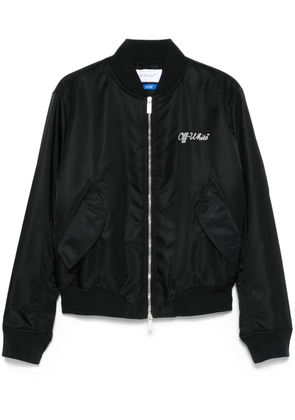 Off-White Script NYL bomber jacket - Black