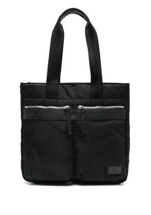 Premiata logo-plaque laptop bag - Black