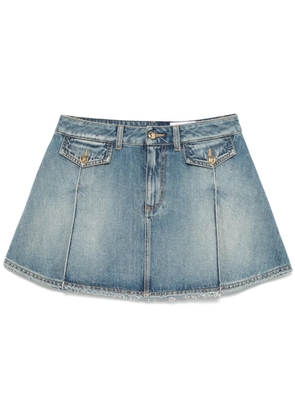 Alexander McQueen denim mini skirt - Blue