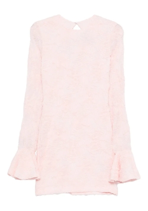ROTATE BIRGER CHRISTENSEN bell-cuff cut-out mini dress - Pink