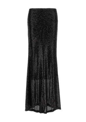 LE TWINS sequin-embellishment maxi skirt - Black
