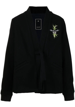 Maharishi embroidered-logo jacket - Blue