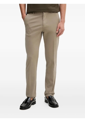BOSS logo-patch trousers - Neutrals
