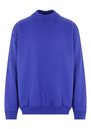 adidas basketball-logo printed sweatshirt - Blue