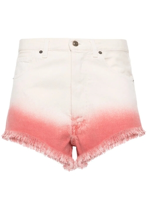 Alanui Bright Hues denim shorts - Neutrals