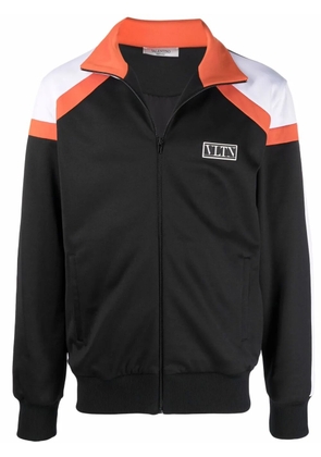 Valentino Garavani VLTN-motif zip-up jacket - Black