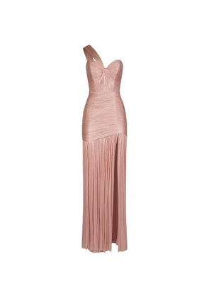 IMROSKA Imroska 19 one-shoulder split maxi dress - Pink