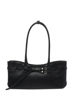 Marge Sherwood buckle leather shoulder bag - Black