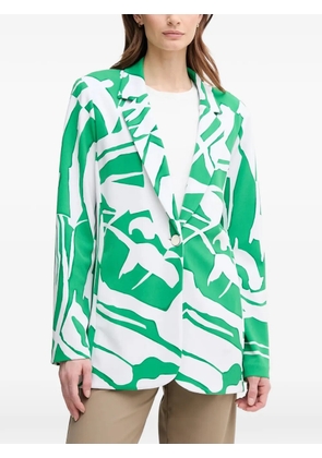 Joseph Ribkoff patterned single-breasted blazer - Green