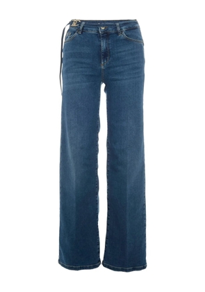 LIU JO belt-detail jeans - Blue