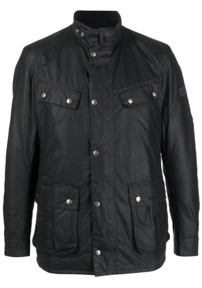 Barbour International Dude Waxed military jacket - Blue