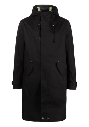 Mackintosh GRANISH cotton hooded coat - Black