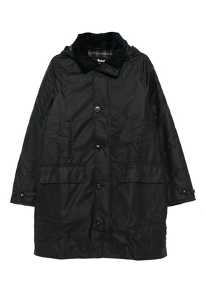Barbour Beaudale corduroy-hooded trench - Blue