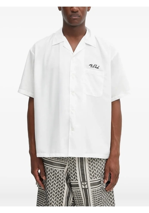 Neighborhood chest-pocket short-sleeve shirt - White