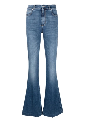 Alexander McQueen logo-patch denim jeans - Blue