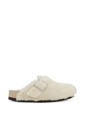 BIRKENSTOCK 1774 Boston Shearling mules - Neutrals