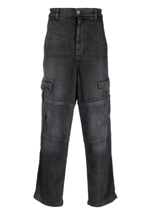 MARANT Terence mid-rise cargo jeans - Black