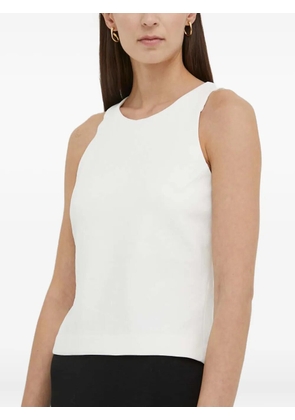 Drykorn racer-back cotton-blend top - White