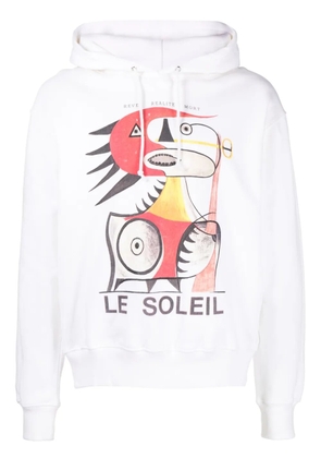 Endless Joy 'Le Soleil' cotton hoodie - White