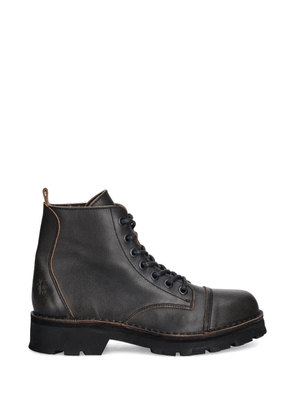 Fly London lace-up lug-sole boots - Black