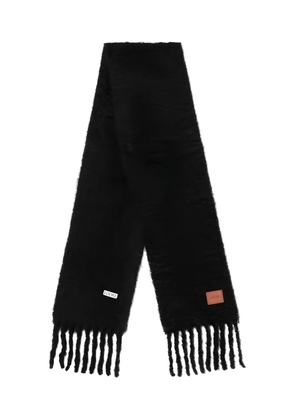 LOEWE brushed-finish scarf - Black