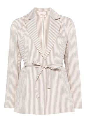 LIU JO striped blazer - Neutrals