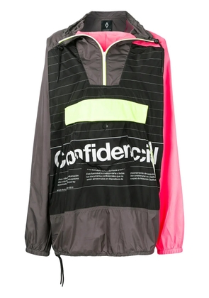 COUNTY OF MILAN Confidencial hooded pullover jacket - Black