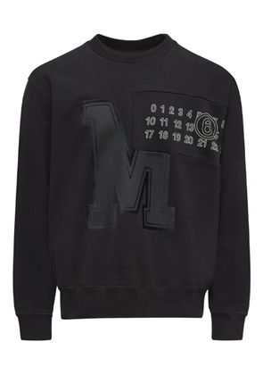 MM6 Maison Margiela appliqué logo sweatshirt - Black