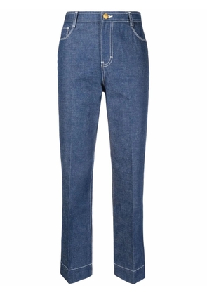 Tory Burch straight-leg denim jeans - Blue