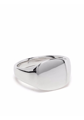 Tom Wood Mini Cushion signet ring - Silver
