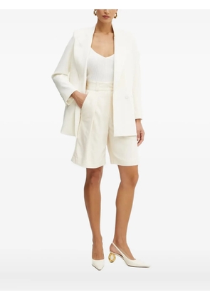 IVY OAK double-breasted buttoned blazer - White