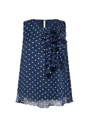 P.A.R.O.S.H. ruffled top - Blue