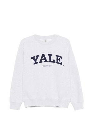 Sporty & Rich letter crewneck sweatshirt - Grey