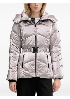 Desigual metallic-effect padded jacket - Grey