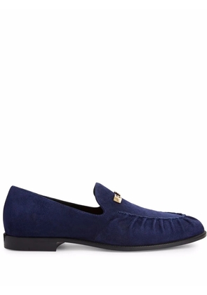 Giuseppe Zanotti Jareth suede loafers - Blue
