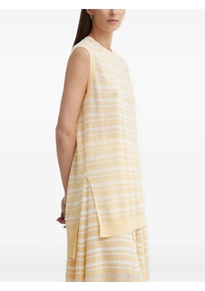 AERON striped sleeveless knit top - Neutrals