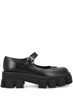 Prada 55mm Monolith buckle-strap platform pumps - Black