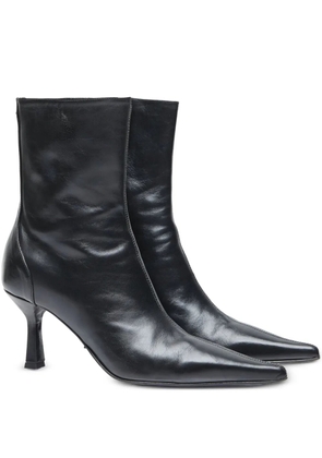 OUR LEGACY leather ankle boots - Black