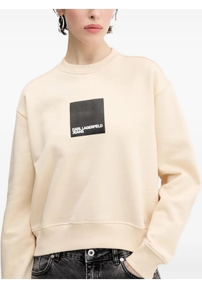 Karl Lagerfeld Jeans logo-print sweatshirt - Neutrals