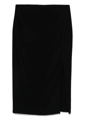 Jade Cropper draped midi skirt - Black