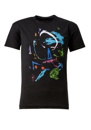 Leclaireur paint splash print T-shirt - Black