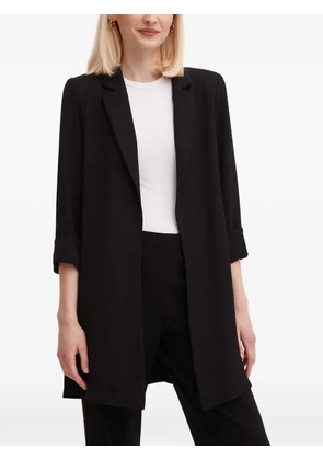Joseph Ribkoff cuffed-sleeve blazer - Black