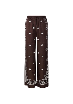 P.A.R.O.S.H. embroidered trousers - Brown