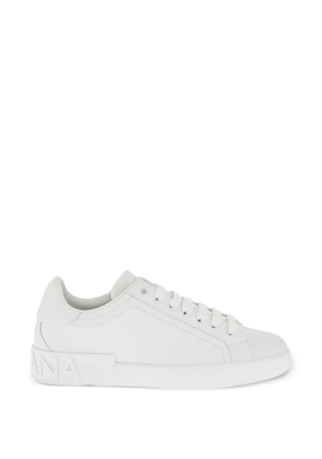 Dolce & Gabbana leather sneakers - White