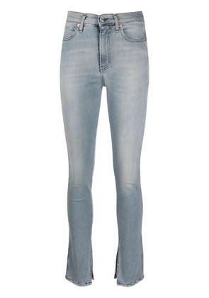 3x1 slit-hem skinny jeans - Blue