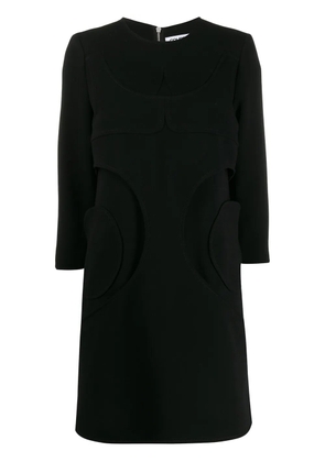 Courrèges shift mini dress - Black