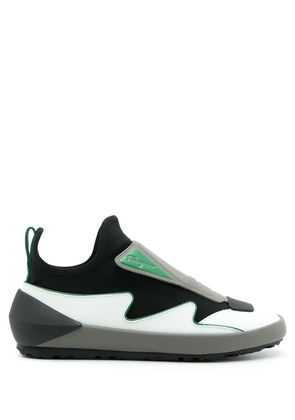 Ferragamo colourblock slip-on sneakers - Black