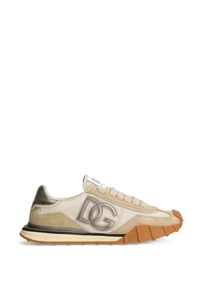 Dolce & Gabbana logo lace-up sneakers - Neutrals