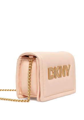 DKNY Maggie logo-lettering chain bag - Pink